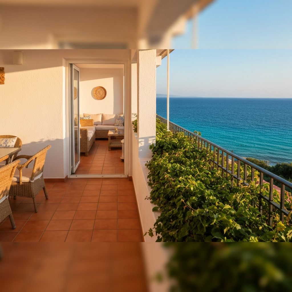 Beautiful Mediterranean coastal apartment with sea view